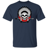 Indian Skull with Arrow G500 Gildan 5.3 oz. T-Shirt