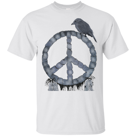 Grey Dreamcatcher Animal Native American Design T-shirt - ProudThunderbird