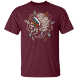 Powwow Store skull chief2d t shirt