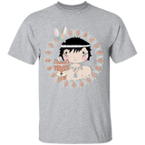 A little Native American boy with  Fox T-Shirt