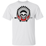 Indian Skull with Arrow G500 Gildan 5.3 oz. T-Shirt