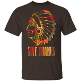 GIVE THANKS to a NATIVE AMERICAN G500 Gildan 5.3 oz. T-Shirt - Powwow Store