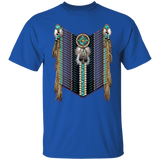 Black and Cedar Native American Breastplate T-Shirt - Powwow Store