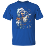 Chief With Three Wolves Native American T-shirt - ProudThunderbird