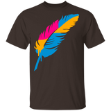 A colorful feather T-Shirt - Powwow Store