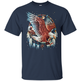 Red Eagle Feather Native American Design T-shirt - Powwow Store