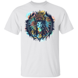 Powwow Store native girl full color 2d t shirt