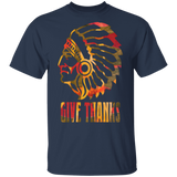 GIVE THANKS to a NATIVE AMERICAN G500 Gildan 5.3 oz. T-Shirt - Powwow Store