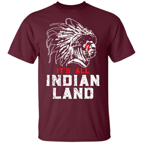 Native American All Indian Land T-Shirt G500 Gildan 5.3 oz. T-Shirt - Powwow Store