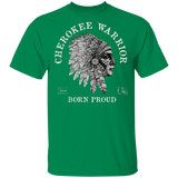 Cherokee Warrior American Indian Pride Chief T-Shirt - Powwow Store