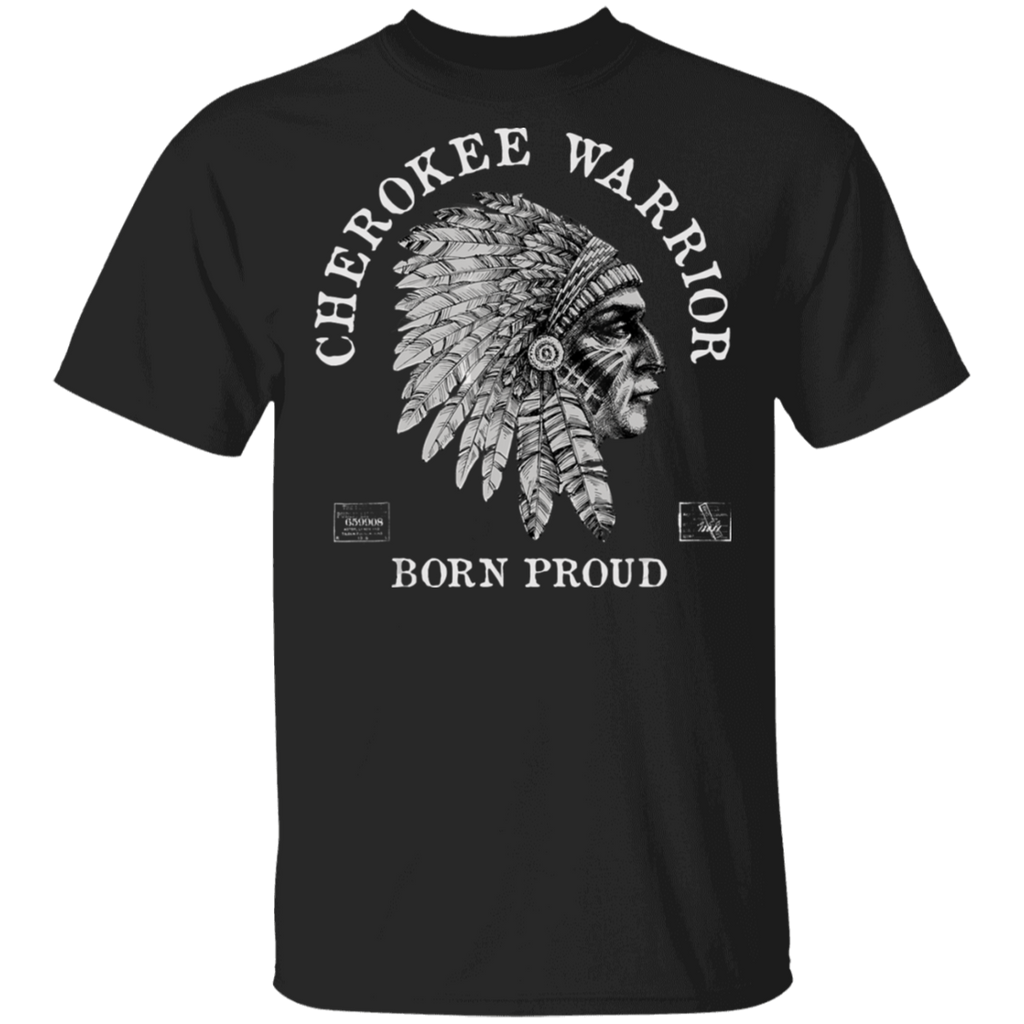 Cherokee Warrior American Indian Pride Chief T-Shirt