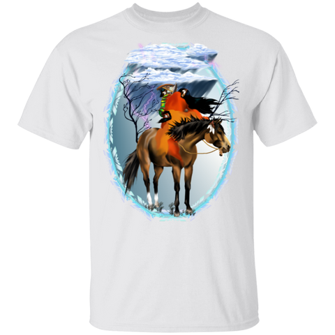 APPROACHING STORM-oval T-Shirt - Powwow Store