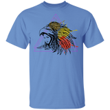 Aztec Native American Woman Headdress T-shirt T-Shirt