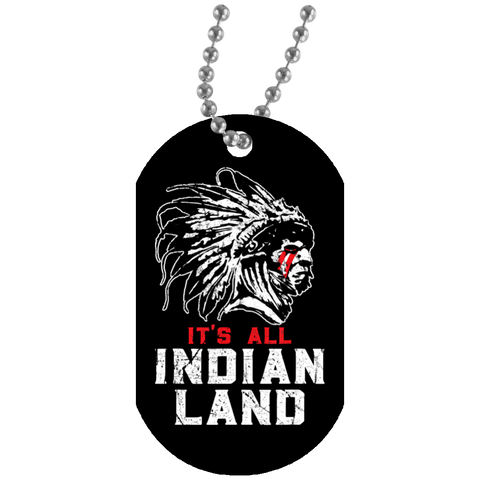 Native American All Indian Land Dog Tag - Powwow Store