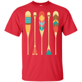 Arrow Feather Wood Native American Design T-shirt - ProudThunderbird