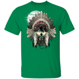 Native American Headdress Wolves G500 Gildan 5.3 oz. T-Shirt