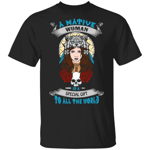 Native Woman T-Shirt - Powwow Store