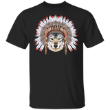 Powwow Store wolf native 2d t shirt