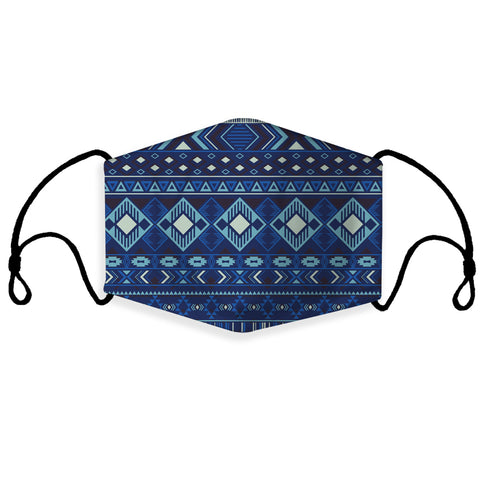 GB-NAT00407 Navy Pattern Native 3D Mask (with 1 filter)