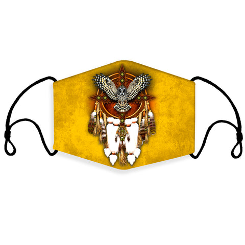 GB-NAT0007 Golden Owl Dream Catcher 3D Mask (with 1 filter)