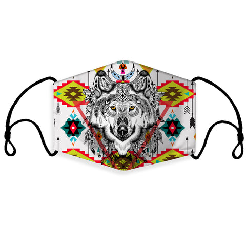 GB-NAT00347 Wolf Arrow Pattern 3D Mask (with 1 filter)