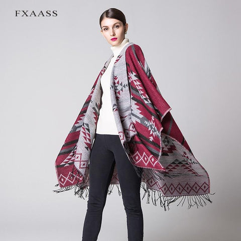 Luxury Tassel Native American Scarves - Powwow Store