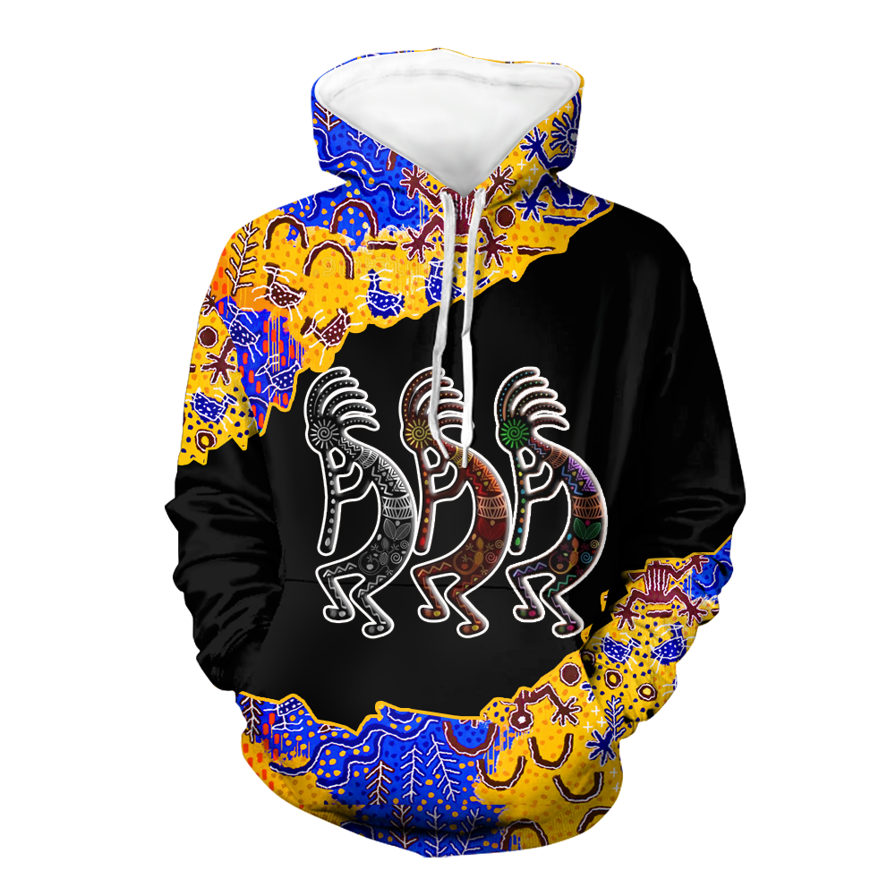 Powwow StoreHD00086 Native American Pride  3D Hoodie