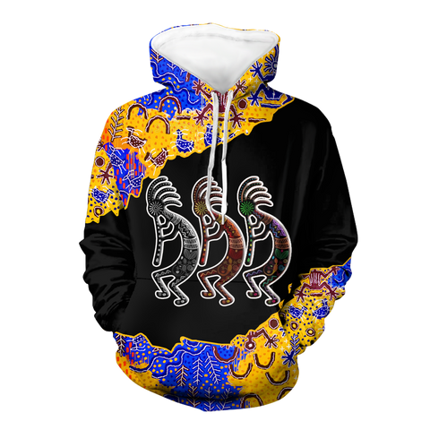 Powwow StoreHD00086 Native American Pride  3D Hoodie