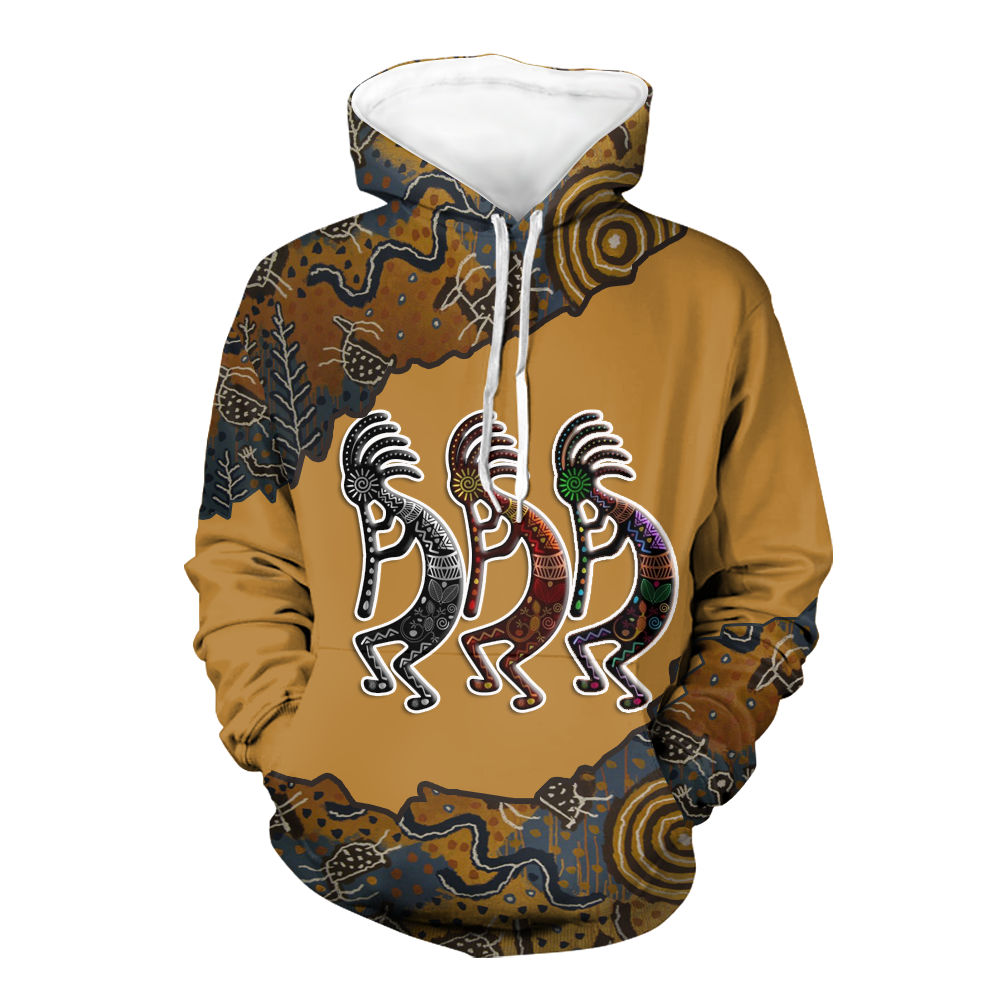 Powwow StoreHD00087 Native American Pride  3D Hoodie