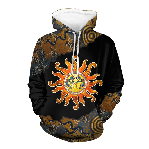 Powwow StoreHD00088 Native American Pride  3D Hoodie