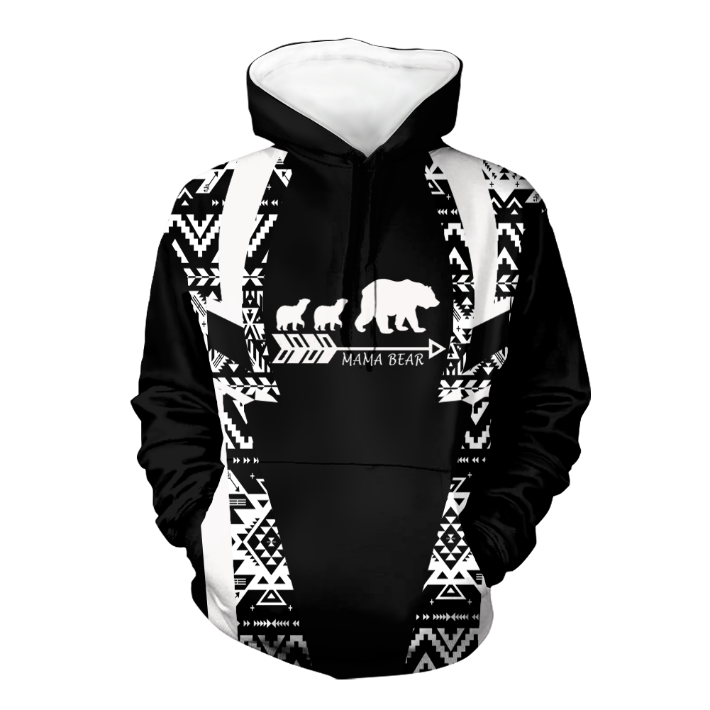 Powwow StoreHD000454 Pattern Native Pride 3D Hoodie