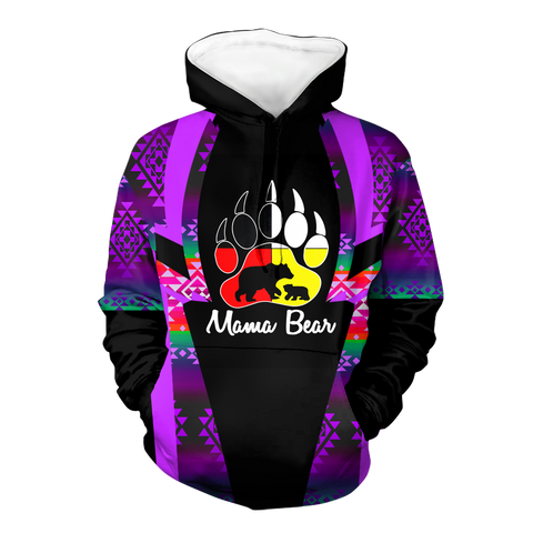 Powwow StoreHD000454 Pattern Native Pride 3D Hoodie New