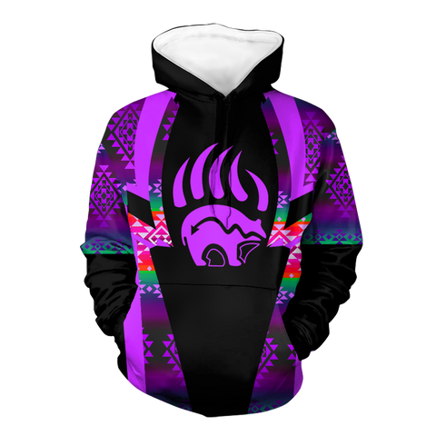 Powwow StoreHD000457 Pattern Native Pride 3D Hoodie