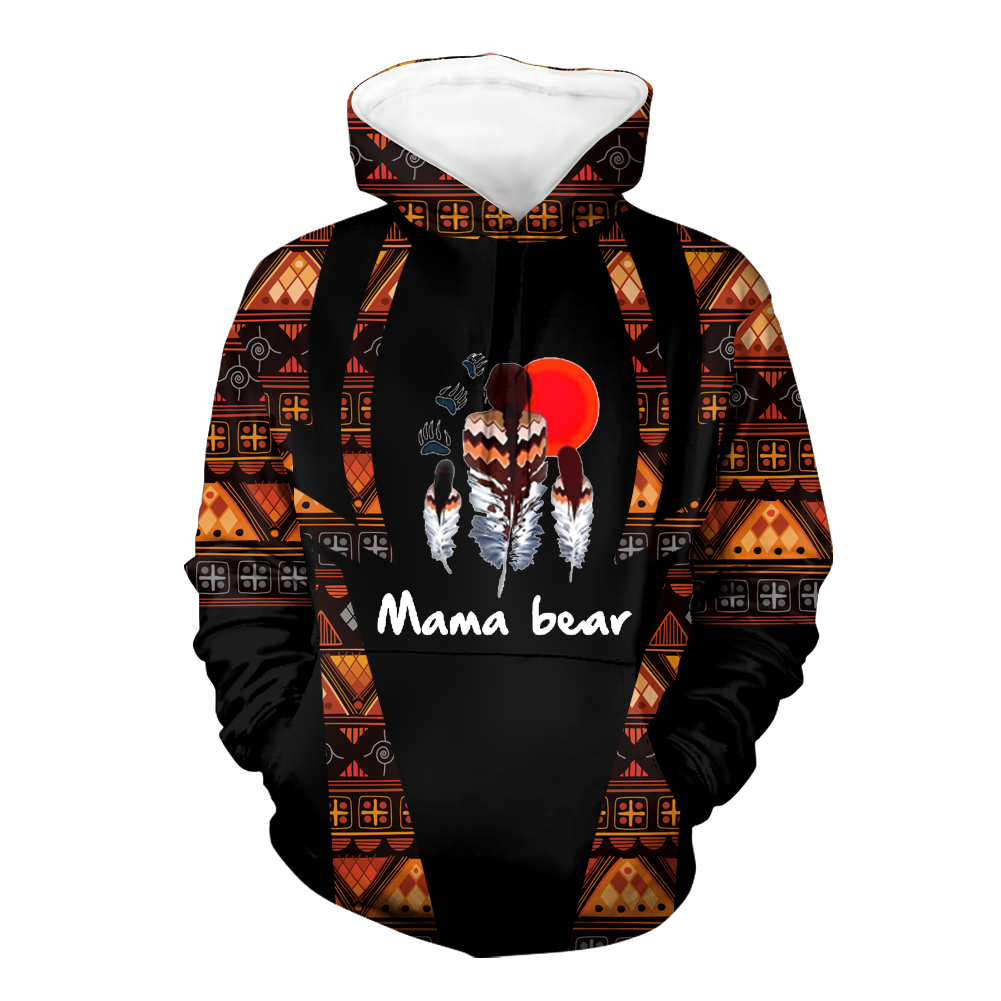 Powwow StoreHD000471 Pattern Native Pride 3D Hoodie