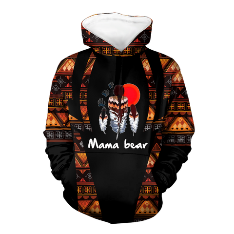 Powwow StoreHD000471 Pattern Native Pride 3D Hoodie