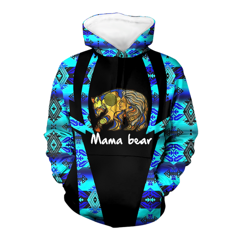 Powwow StoreHD000465 Pattern Native Pride 3D Hoodie