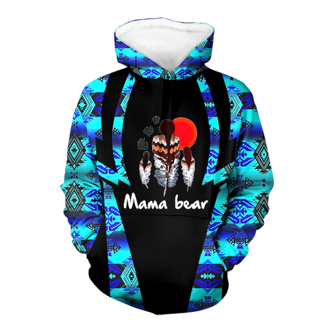 Powwow StoreHD000462 Pattern Native Pride 3D Hoodie new