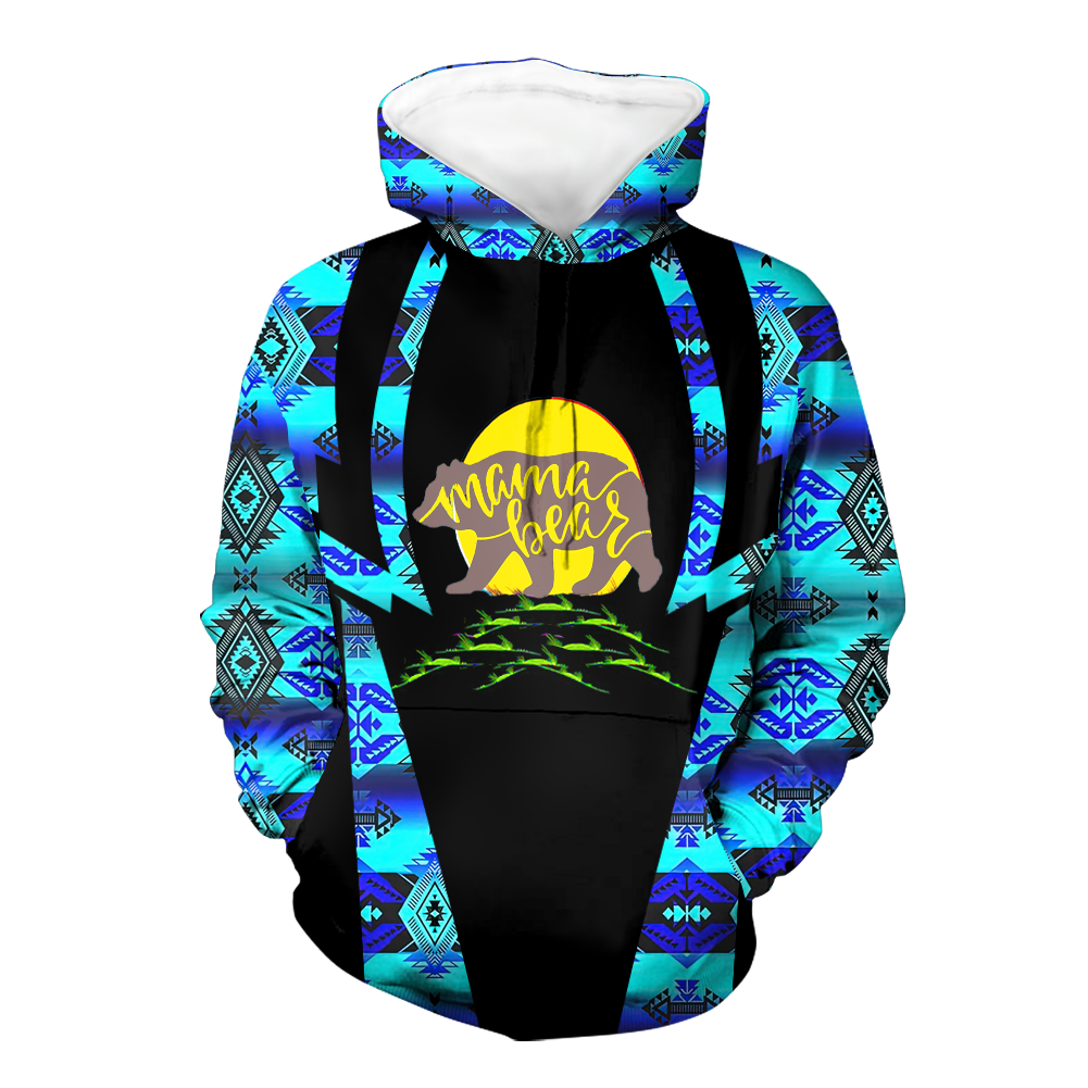 Powwow StoreHD000461 Pattern Native Pride 3D Hoodie new