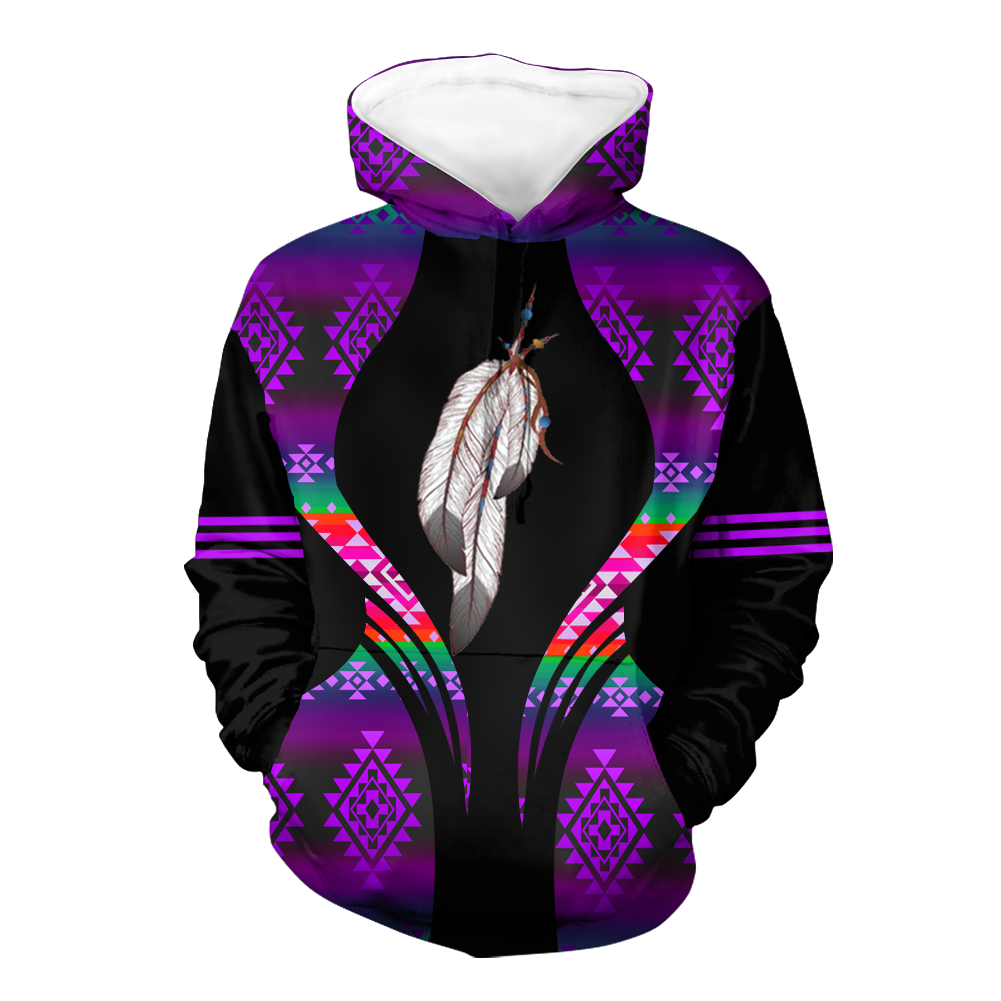 HD000482 Pattern Native Pride 3D Hoodie