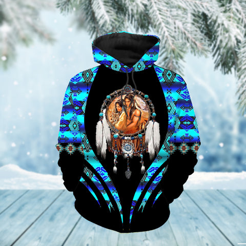 HD000137 Native American Pride  3D Hoodie