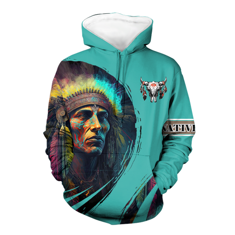 HD000528 Pattern Native Pride 3D Hoodie