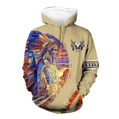 HD000527 Pattern Native Pride 3D Hoodie