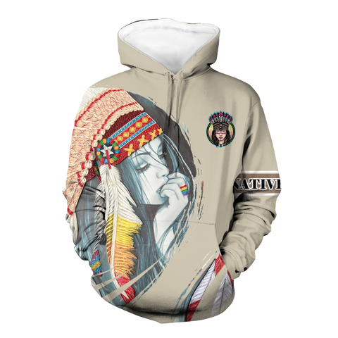 HD000524 Pattern Native Pride 3D Hoodie