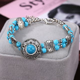 Natural Stone Bead Chain Bracelet Female Bohemian Jewelry