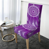 Dreamcatcher Blue Purple Pink Native American Chair Covers - ProudThunderbird