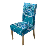 Dreamcatcher Blue Purple Pink Native American Chair Covers - ProudThunderbird