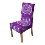 Dreamcatcher Blue Purple Pink Native American Chair Covers - ProudThunderbird