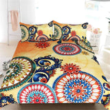 Mandala Flowers Native American Bedding Sets no link - Powwow Store