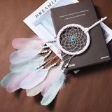 Heart Dream Catcher Feather Wrapped Lights - ProudThunderbird