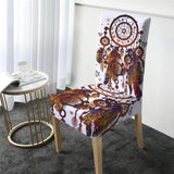 Watercolor Bohemia Dreamcatcher Native American Chair Covers